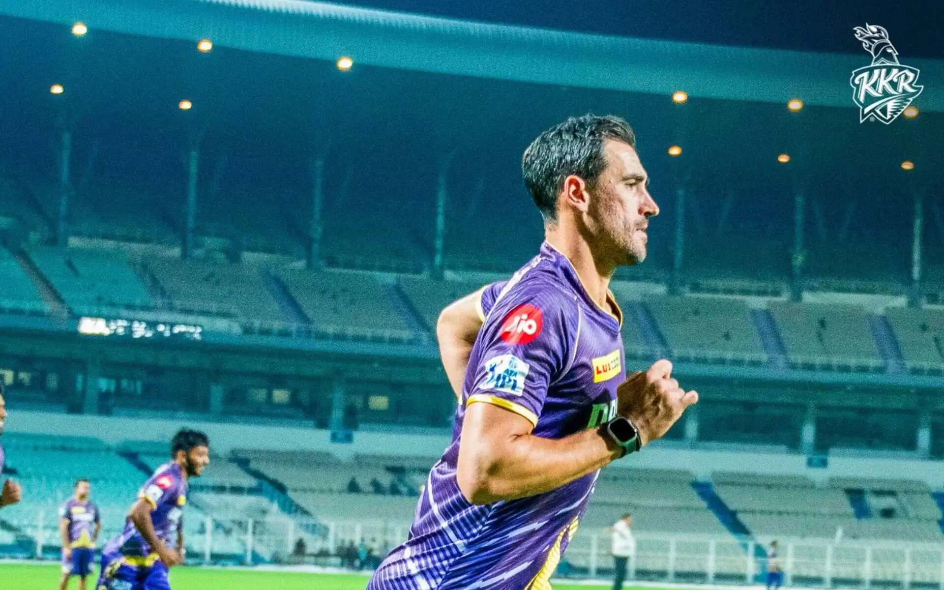 Mitchell Starc during KKR training (X.com)