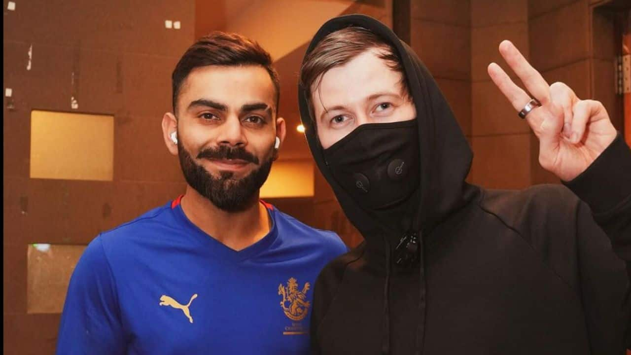 Alan Walker with King Kohli (X.com)
