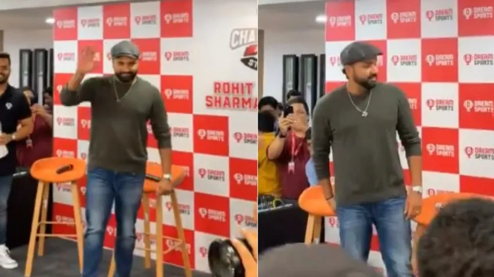 Rohit Sharma's new look sent fans into a frenzy (Twitter)