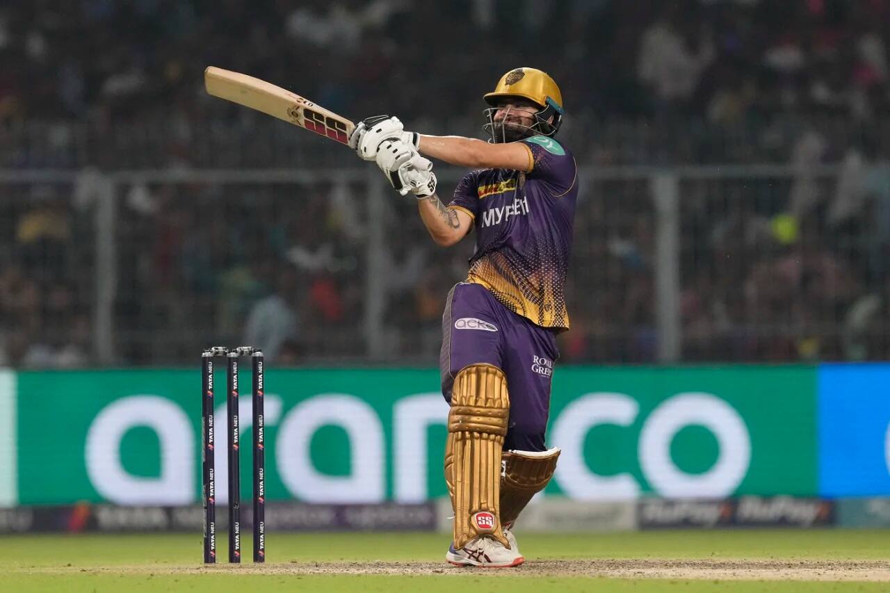 Rinku Singh was retained by KKR for IPL 2024 (AP)