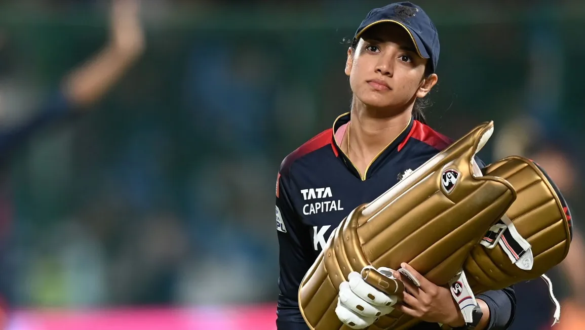 WPL winning captain Smriti Mandhana in RCB colours (x.com)