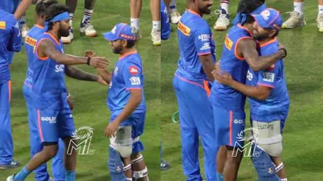 Netizens React As Mumbai Indians Reveal Clip Of Hardik Pandya, Rohit Sharma Hugging