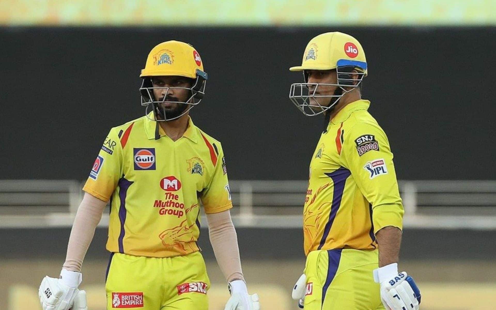 Gaikwad and Dhoni together for CSK (X.com)