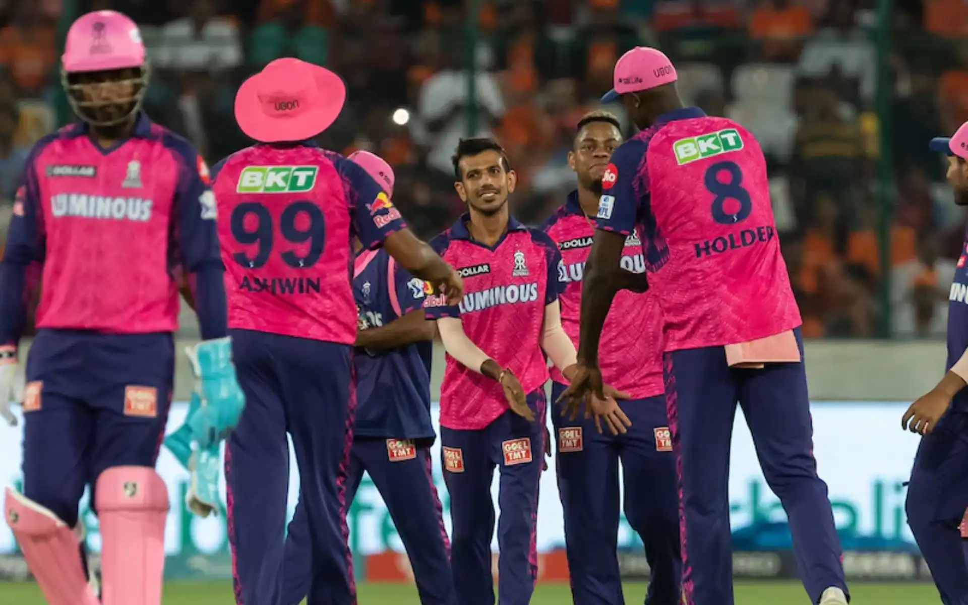 RR players during IPL 2023 (X.com)
