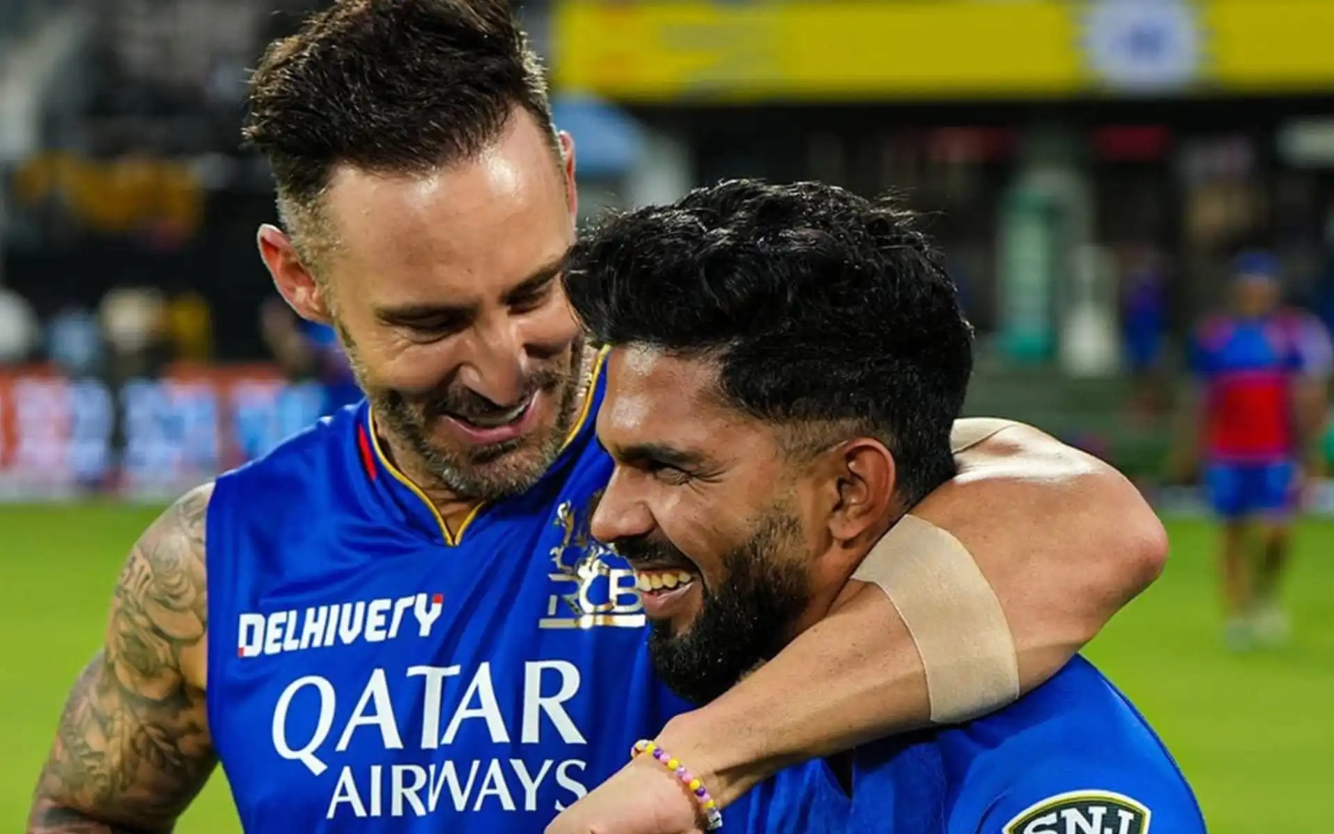 Faf du Plessis with CSK captain Ruturaj Gaikwad | Source: X.com