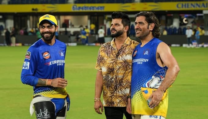 Dhoni, Raina and Jadeja feature in a heart-warming picture (X.com)