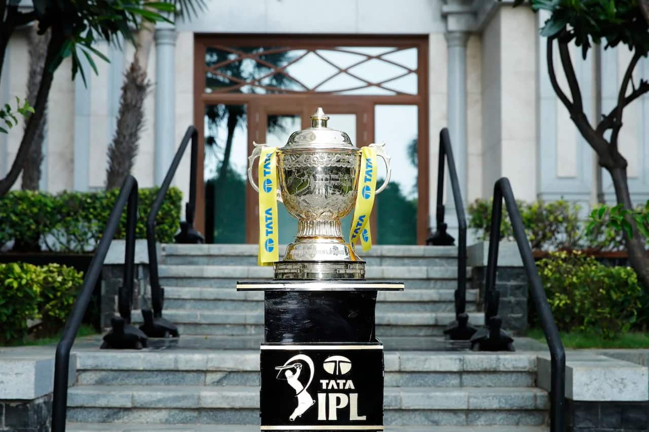 IPL 2024 trophy on display in Chennai (BCCI)