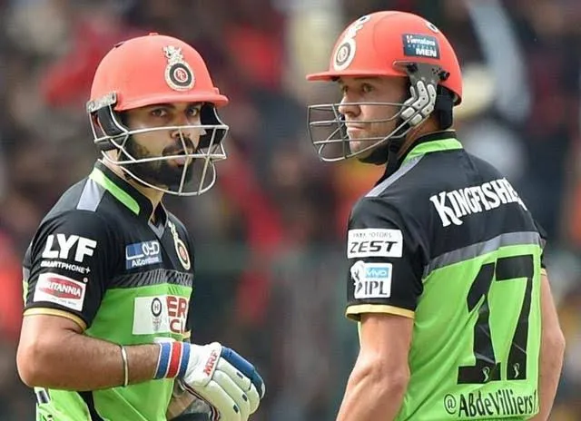 Virat Kohli with AB de Villiers [X.com]