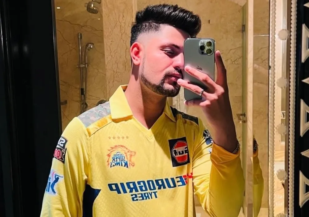 Sameer Rizvi in CSK colours (X.com)