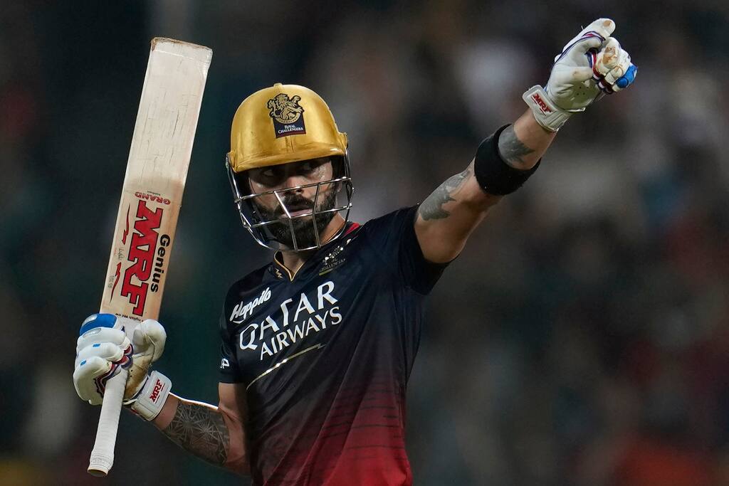 Virat Kohli playing for RCB vs CSK in IPL 2024 (AP Photo)