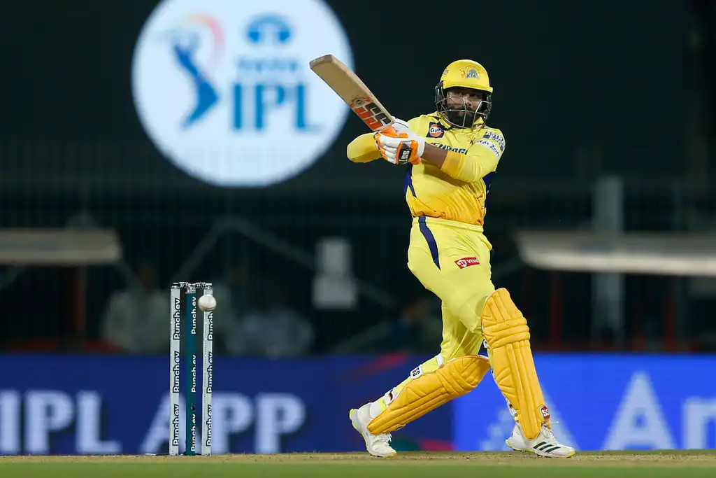 Ravindra Jadeja in the opening match of IPL 2024 (X.com)