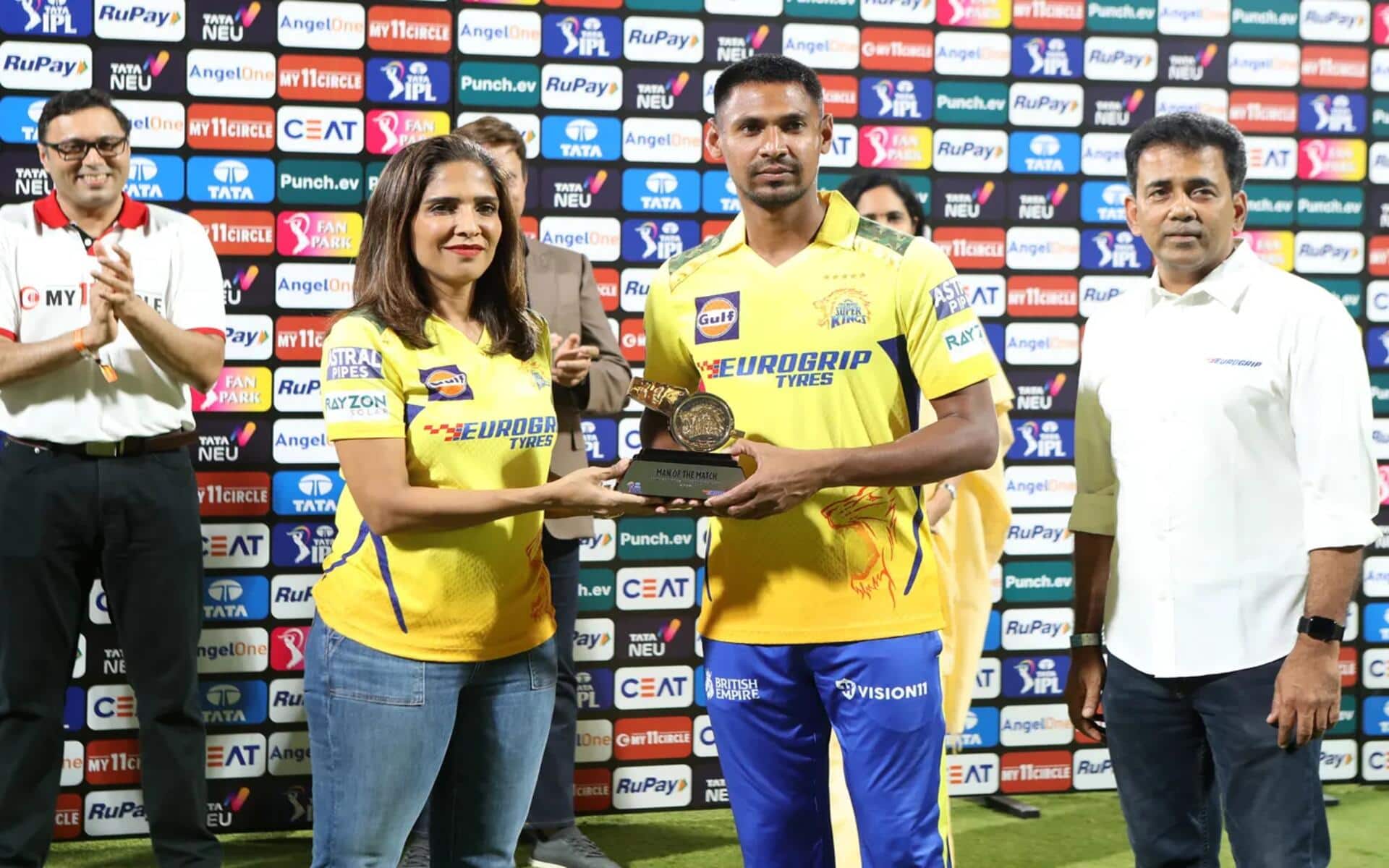 Mustafizur Rahman was picked as the player of the match (Source: IPL)