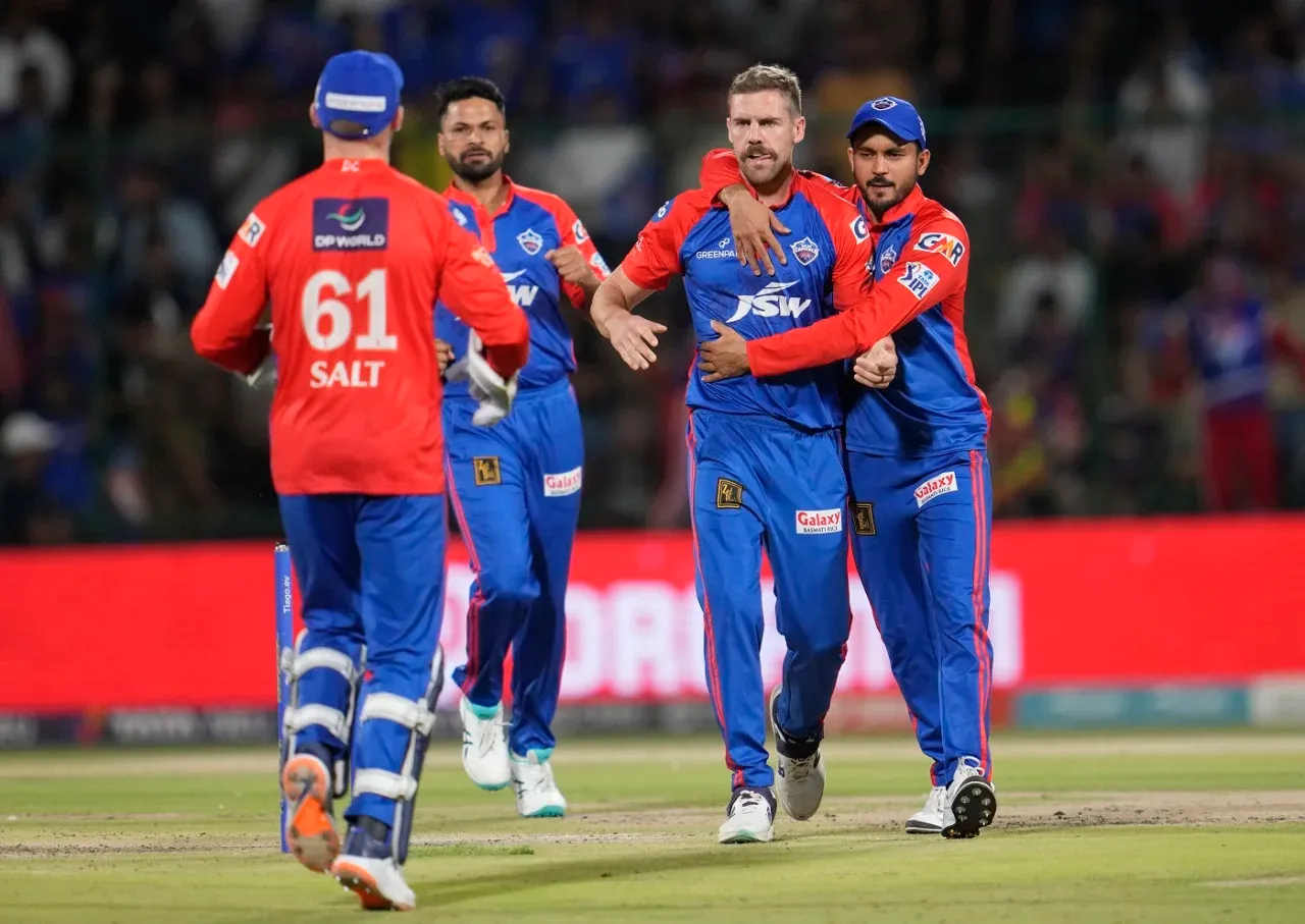 Anrich Nortje was retained by Delhi Capitals for IPL 2024 (AP)