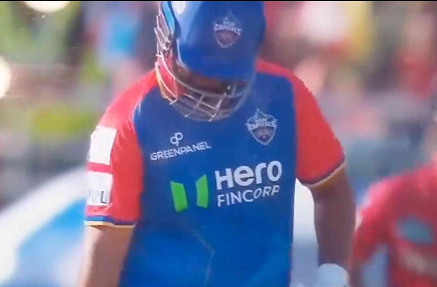Rishabh Pant after getting out against PBKS (X.com)