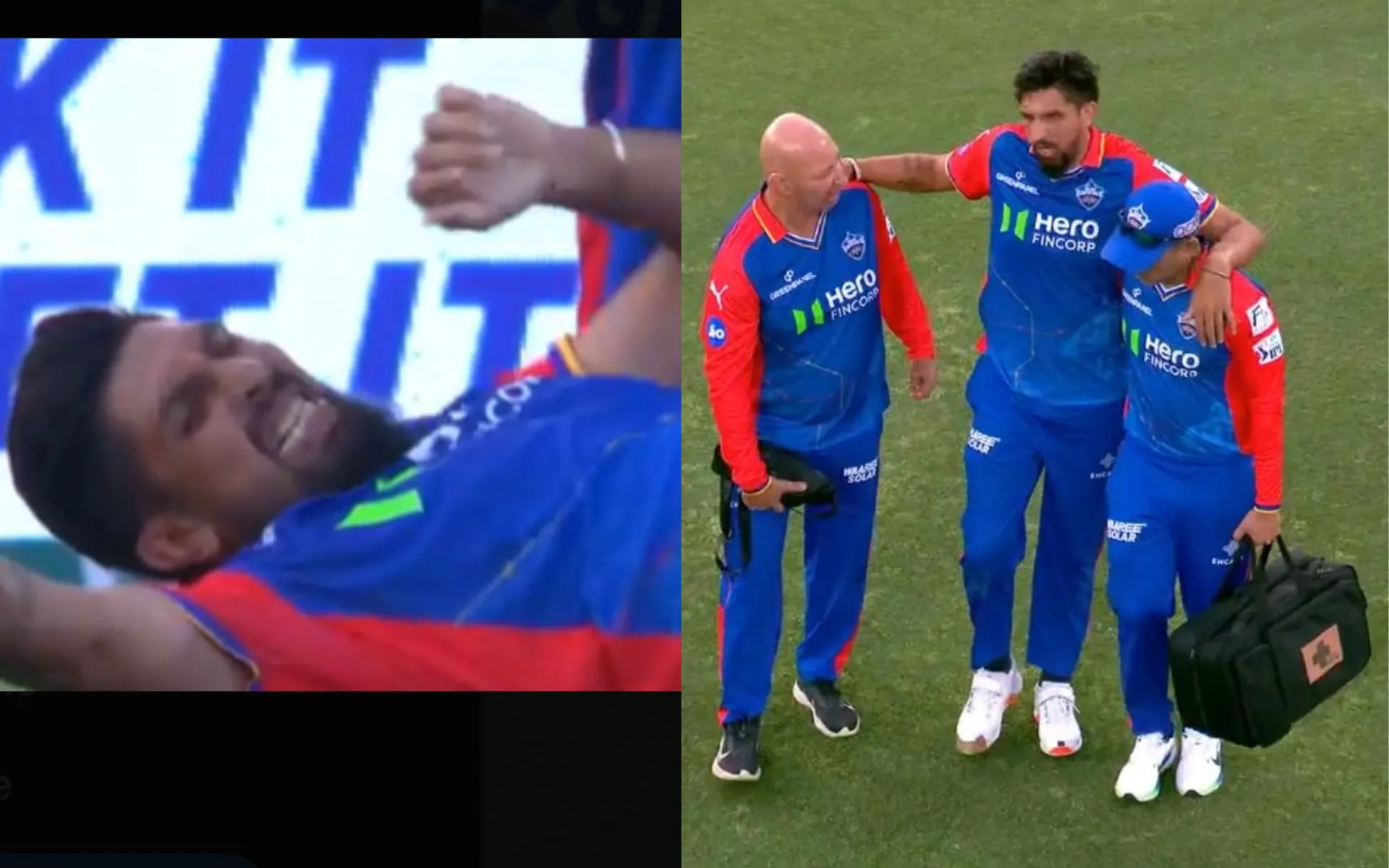 Ishant Sharma injured against PBKS (X.COM)