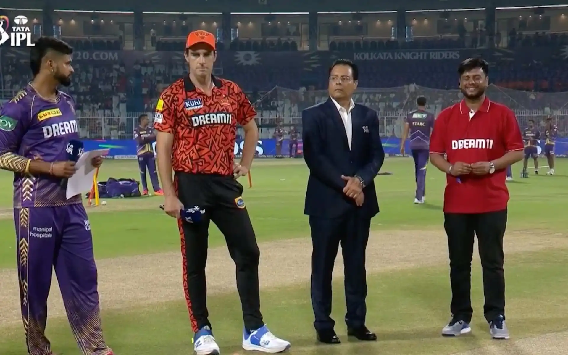 Pat Cummins & Shreyas Iyer at the toss (X.com)