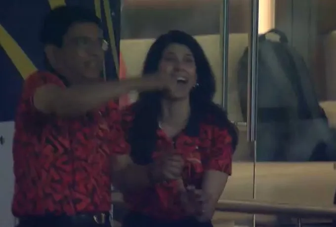 Kavya Maran dancing in joy (X.com)