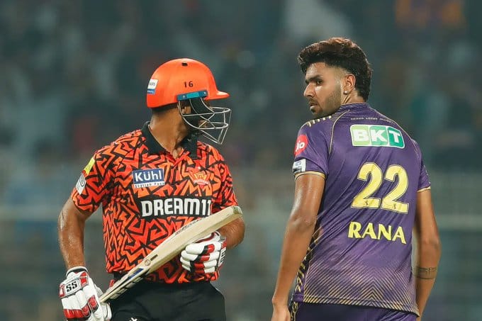 KKR's Harshit Rana Handed Penalty For Code Of Conduct Breach In IPL Match Vs SRH