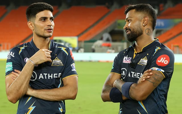 Gill was appointed GT skipper after Hardik's departure [X]