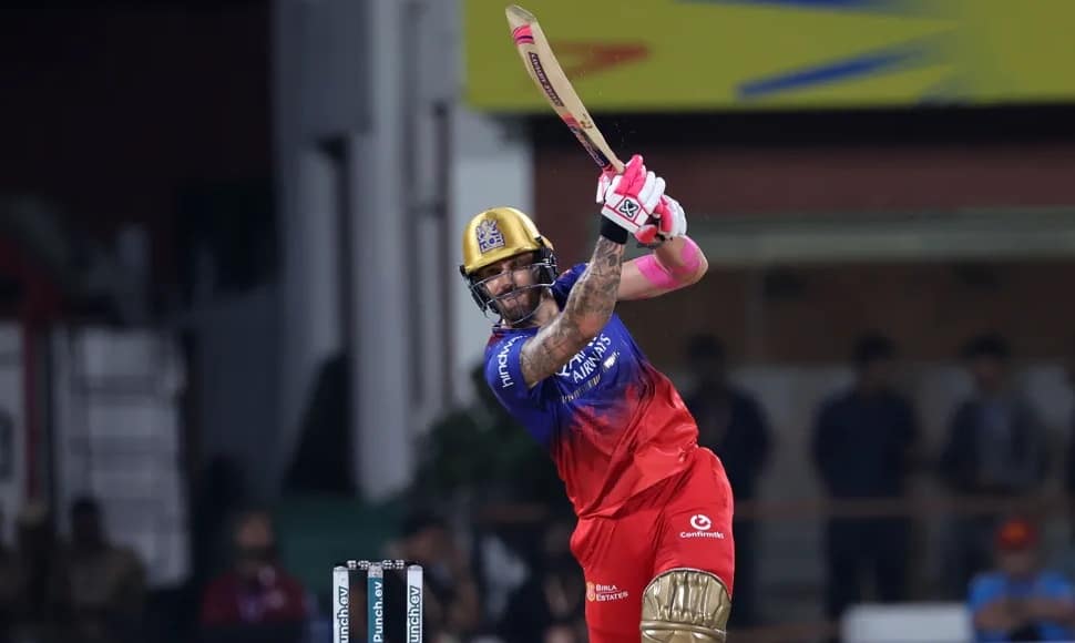 Faf du Plessis looked in good touch in the game against the CSK [iplt20.com]