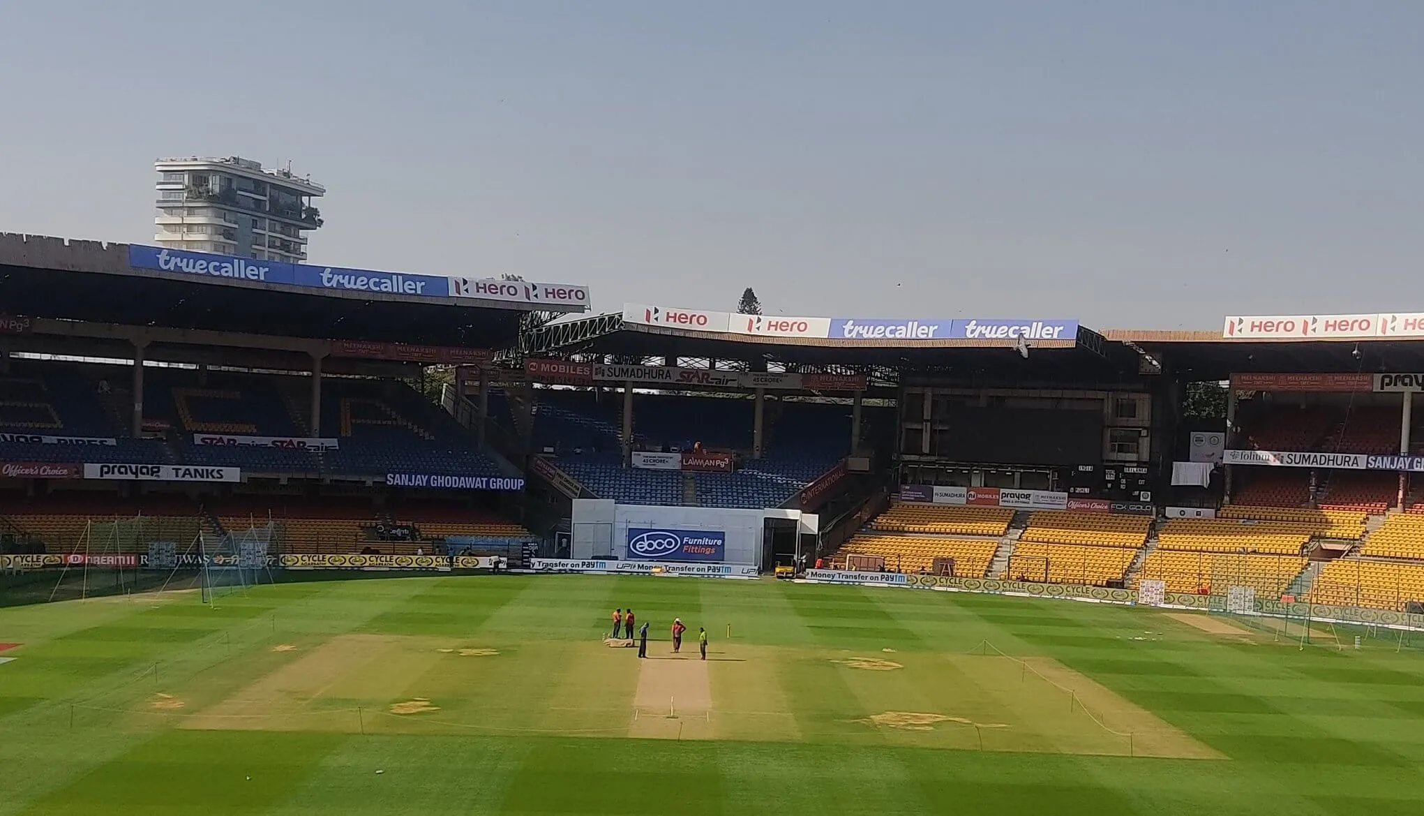 M. Chinnaswamy Stadium Weather Report [x.com]