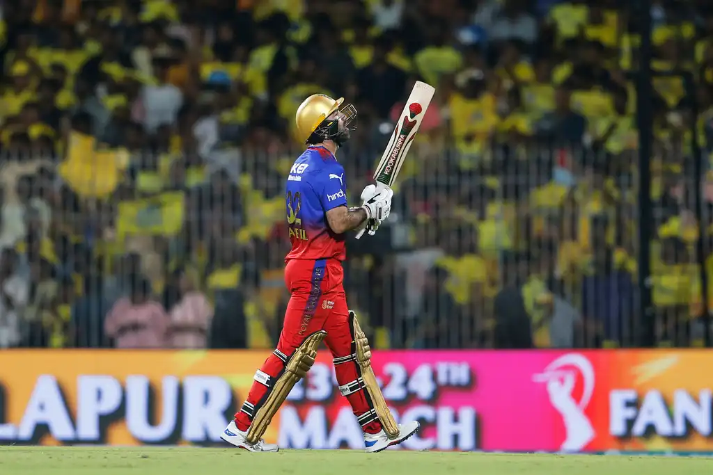 Maxwell got our for a duck vs CSK [AP]