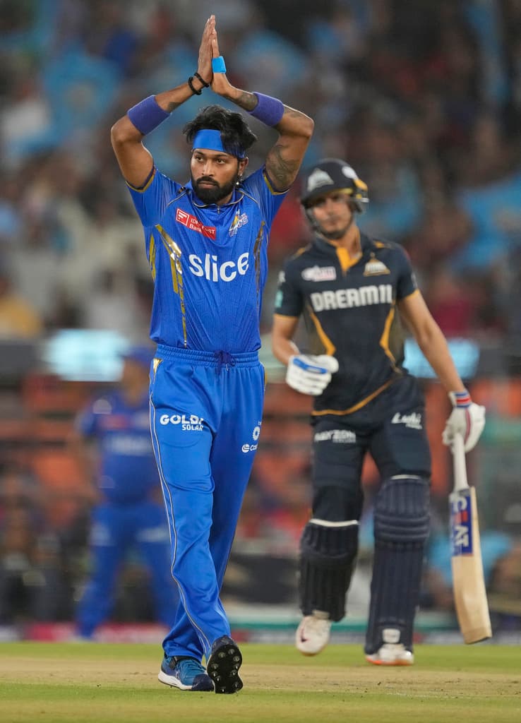 Pandya took the new ball over Jasprit Bumrah (AP Photo)