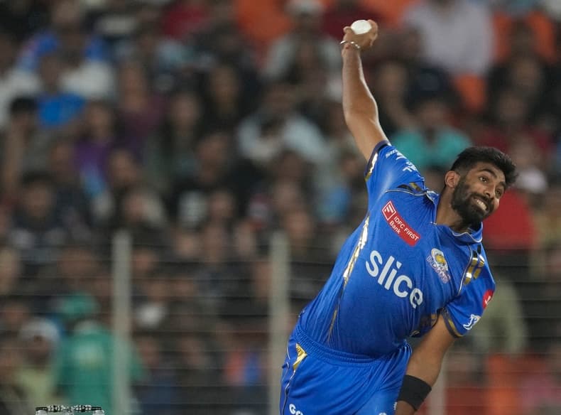 Jasprit Bumrah breaking GT's back with the ball (AP Photo)