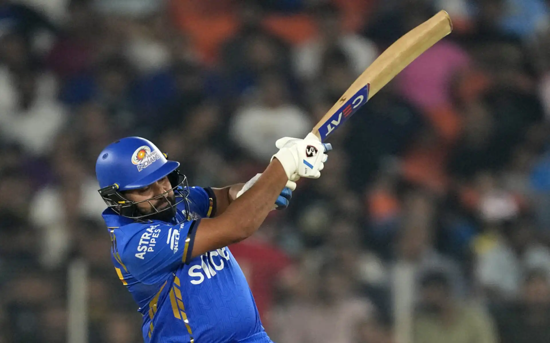 Rohit Sharma striking big for MI (Source: AP Photo)