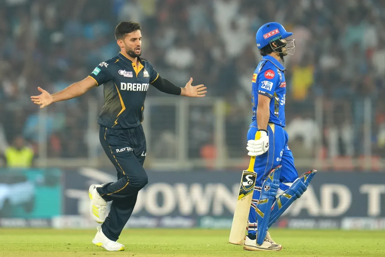 Azmatullah Omarzai picked up two key wickets against Mumbai Indians (BCCI)