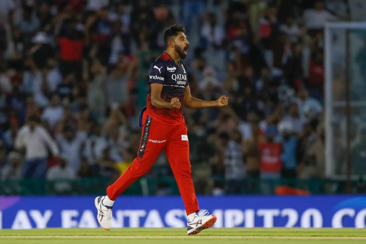 Mohammed Siraj played a key role in RCB's IPL 2023 clash vs PBKS (AP)