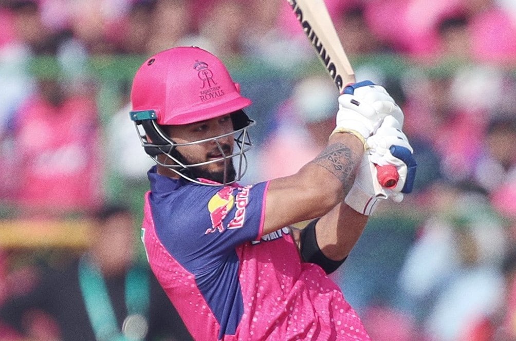 Riyan Parag secured victory for Rajasthan Royals with his match-winning 43 against LSG [x.com]