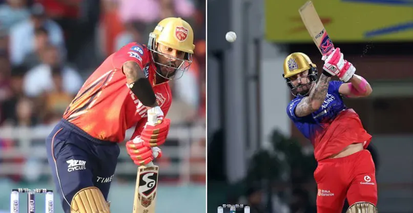 Shikhar Dhawan and Faf du Plessis in IPL 2024 (X.com)