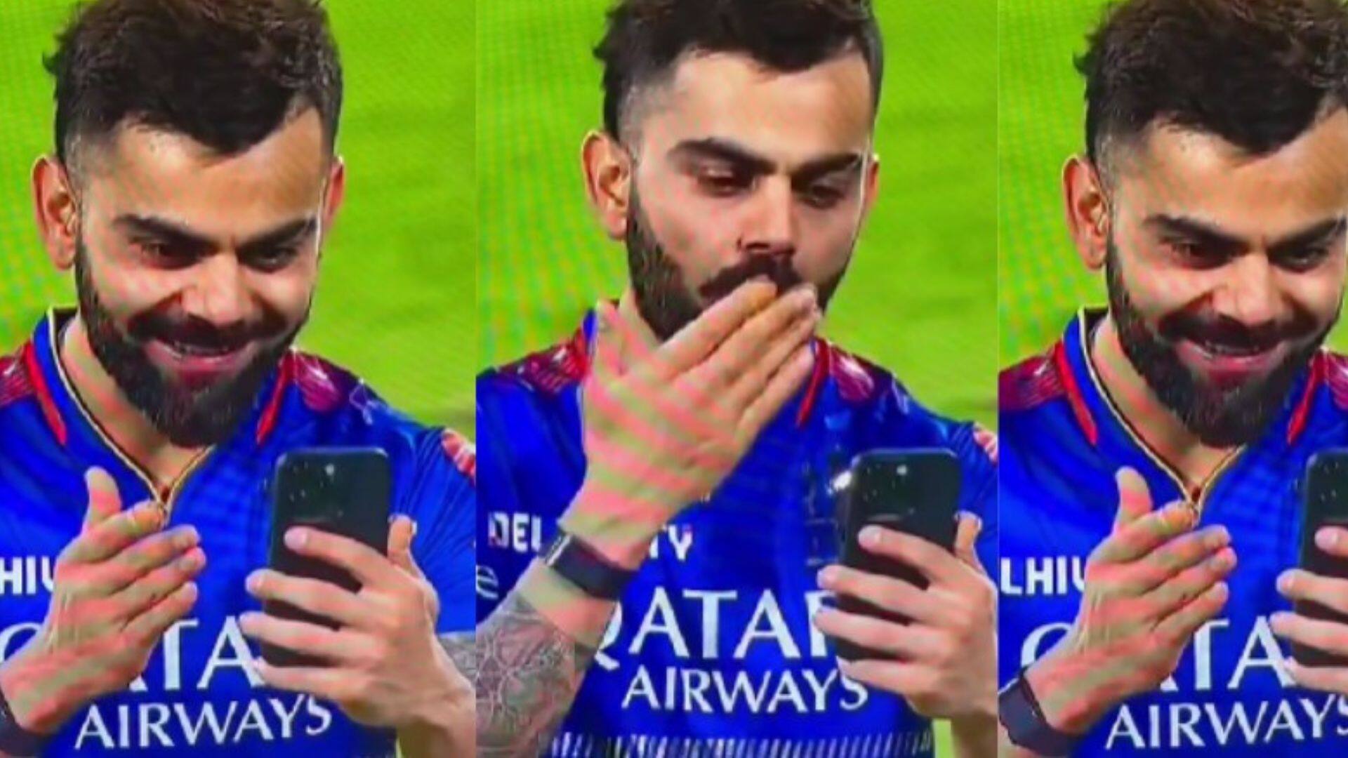 Virat Kohli on video call with his family after RCB's win vs PBKS (x.com)