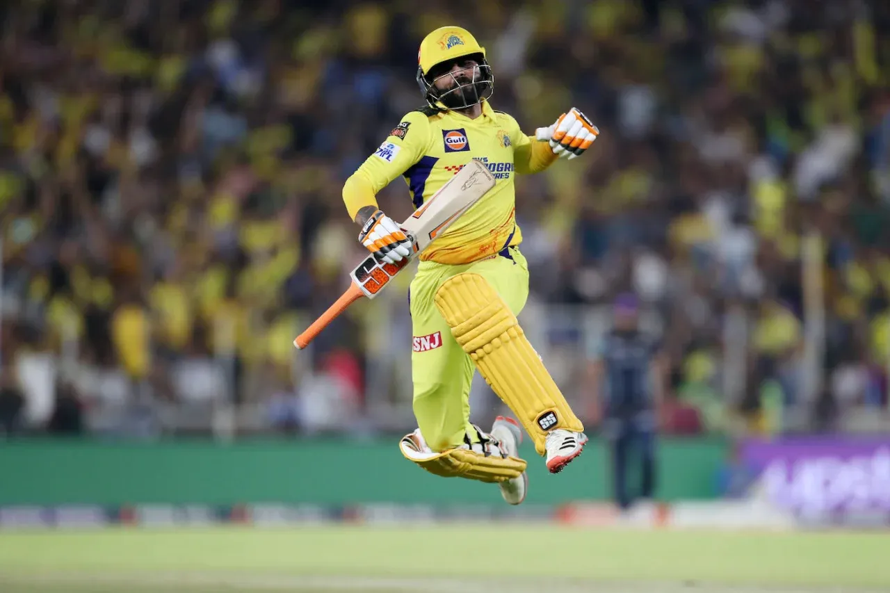 Ravindra Jadeja hit the winning runs for CSK during IPL 2023 final vs GT (BCCI)