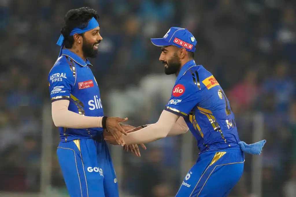 Hardik Pandya gave a chance to Naman Dhir vs GT (AP)
