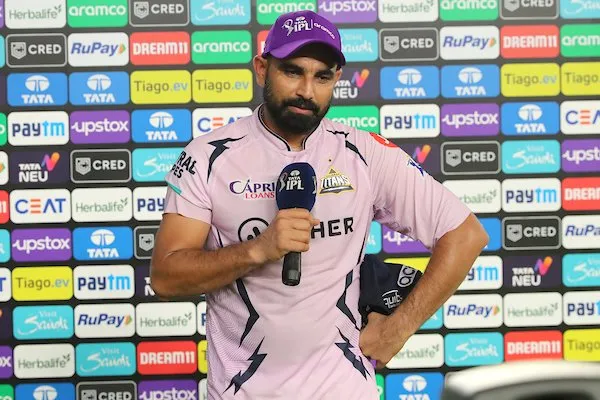 Mohammed Shami in GT jersey (twitter)
