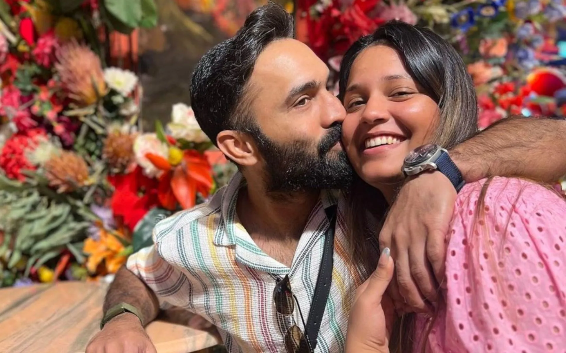Dinesh Karthik wife Dipika Pallikal (X.com/@CricTelegraph)