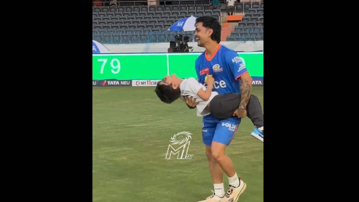 Ishan shares cute moment with Piyush Chawla's son (X.com)