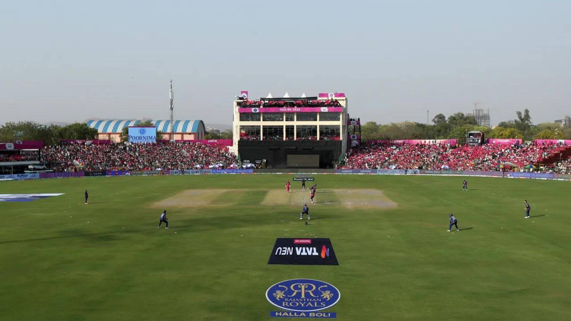 Sawai Mansingh Stadium in Jaipur (X.com)