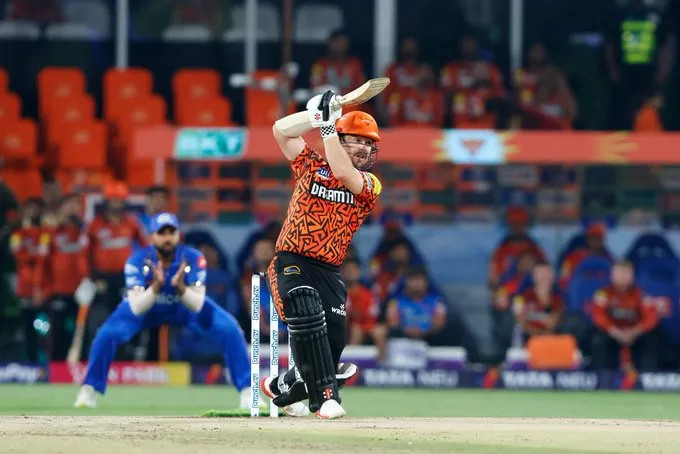 Travis Head scored a record-breaking fifty against MI [X.com]