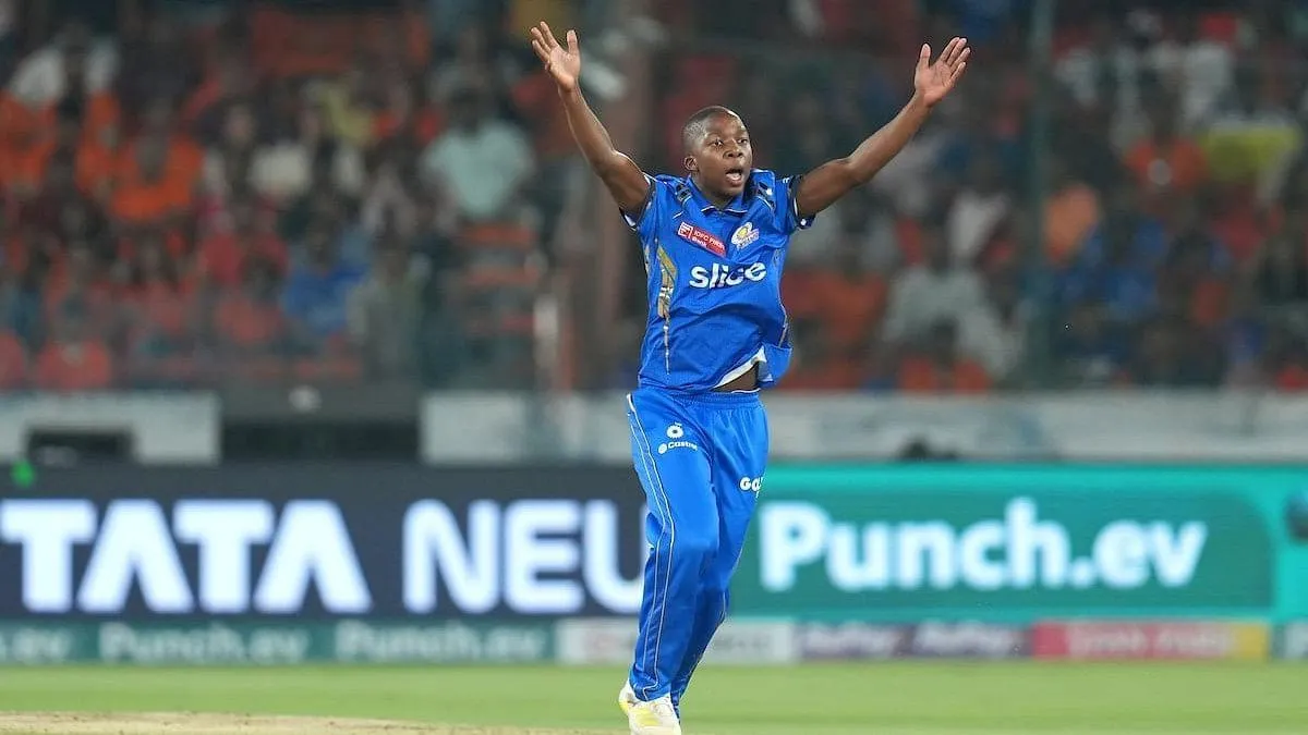 Kwena Maphaka on his IPL debut (X.com)