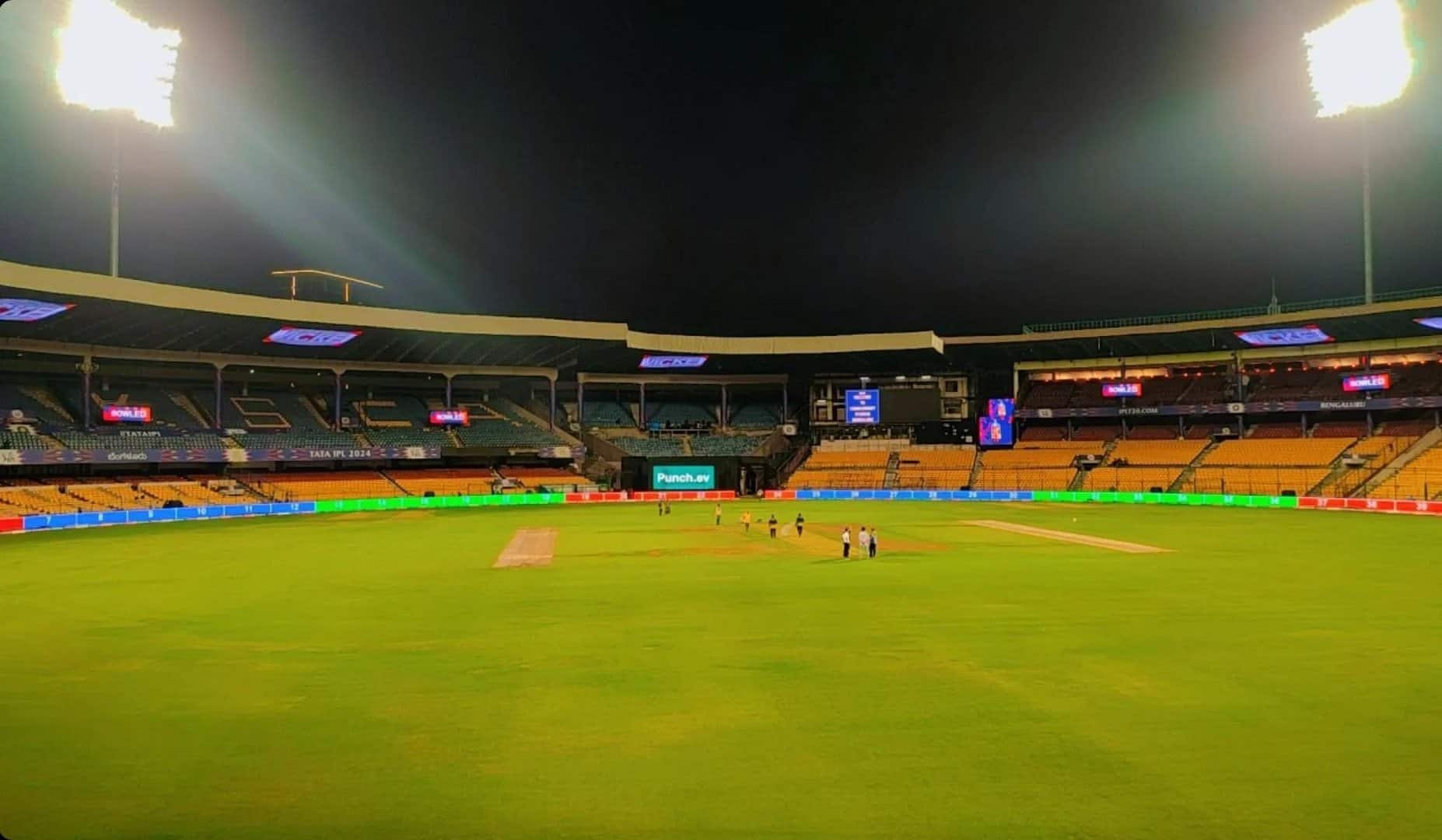 M Chinnaswamy Stadium Bengaluru Weather Report [x.com]