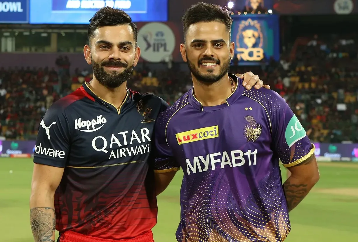 King Kohli and Nitish Rana during IPL 2023 (IPLT20.com)

