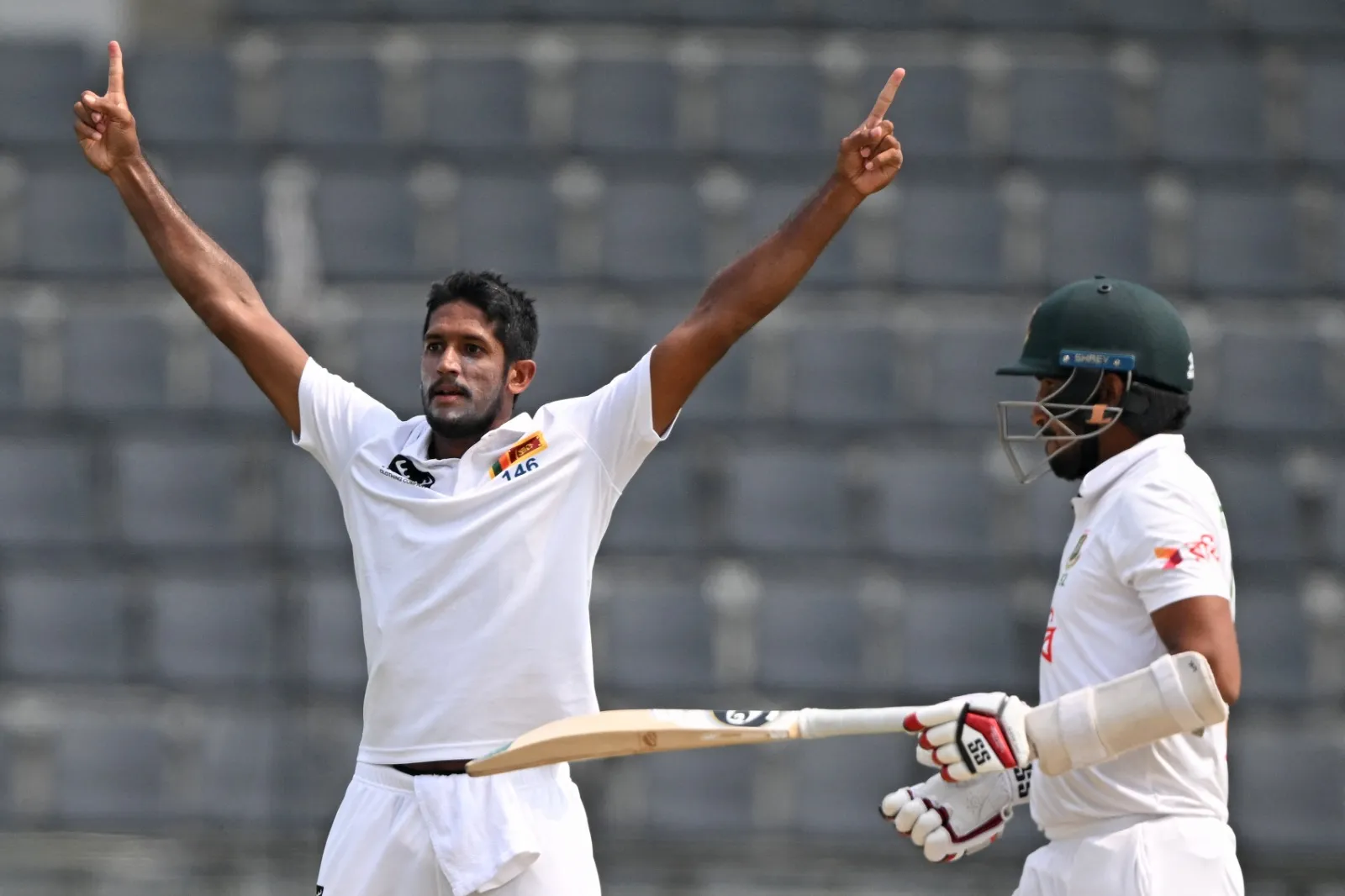 Kasun Rajitha dealing with a back injury  (X.com)