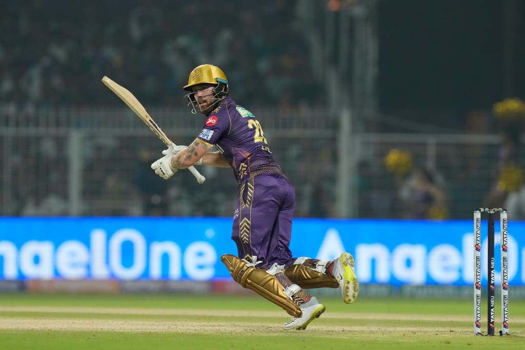 Phil Salt looked good with the bat in the first match of KKR [AP Photos]