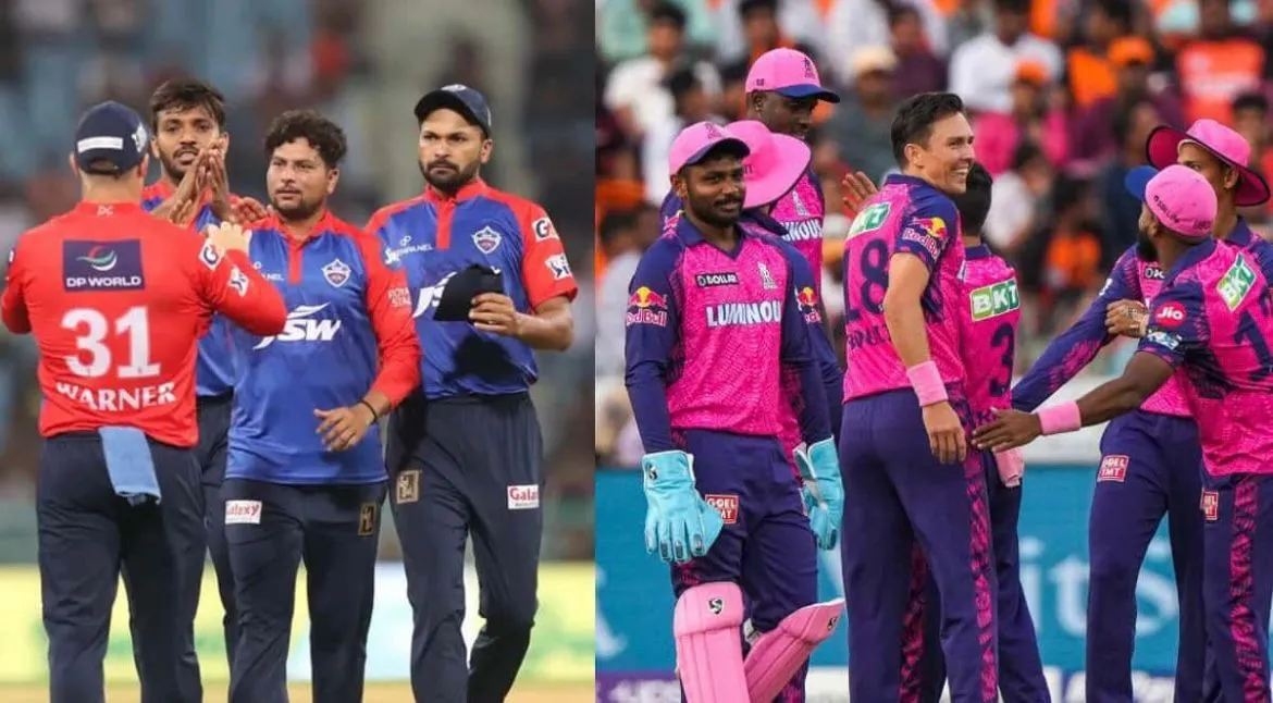 Delhi Capitals & Rajasthan Royals (X.com)