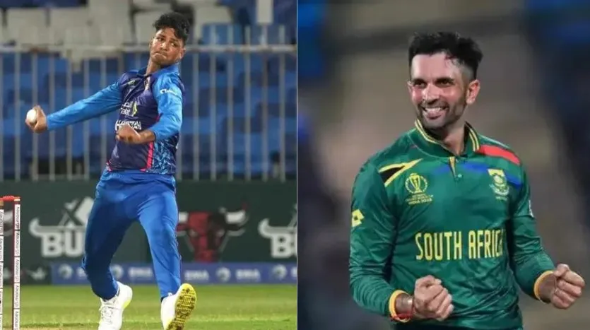 Allah Ghazanfar & Keshav Maharaj (Twitter)
