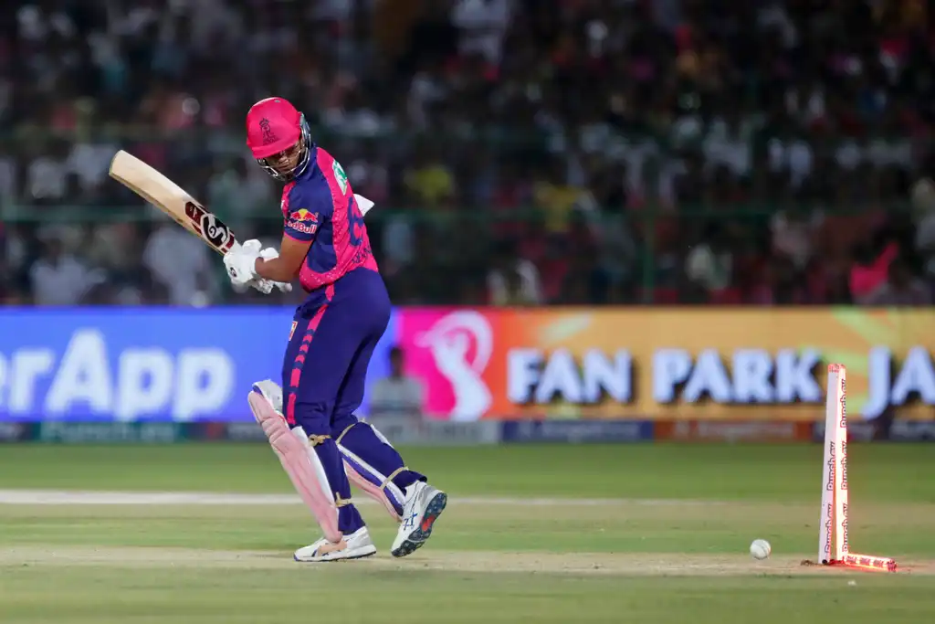 riyan parag aggressive batting