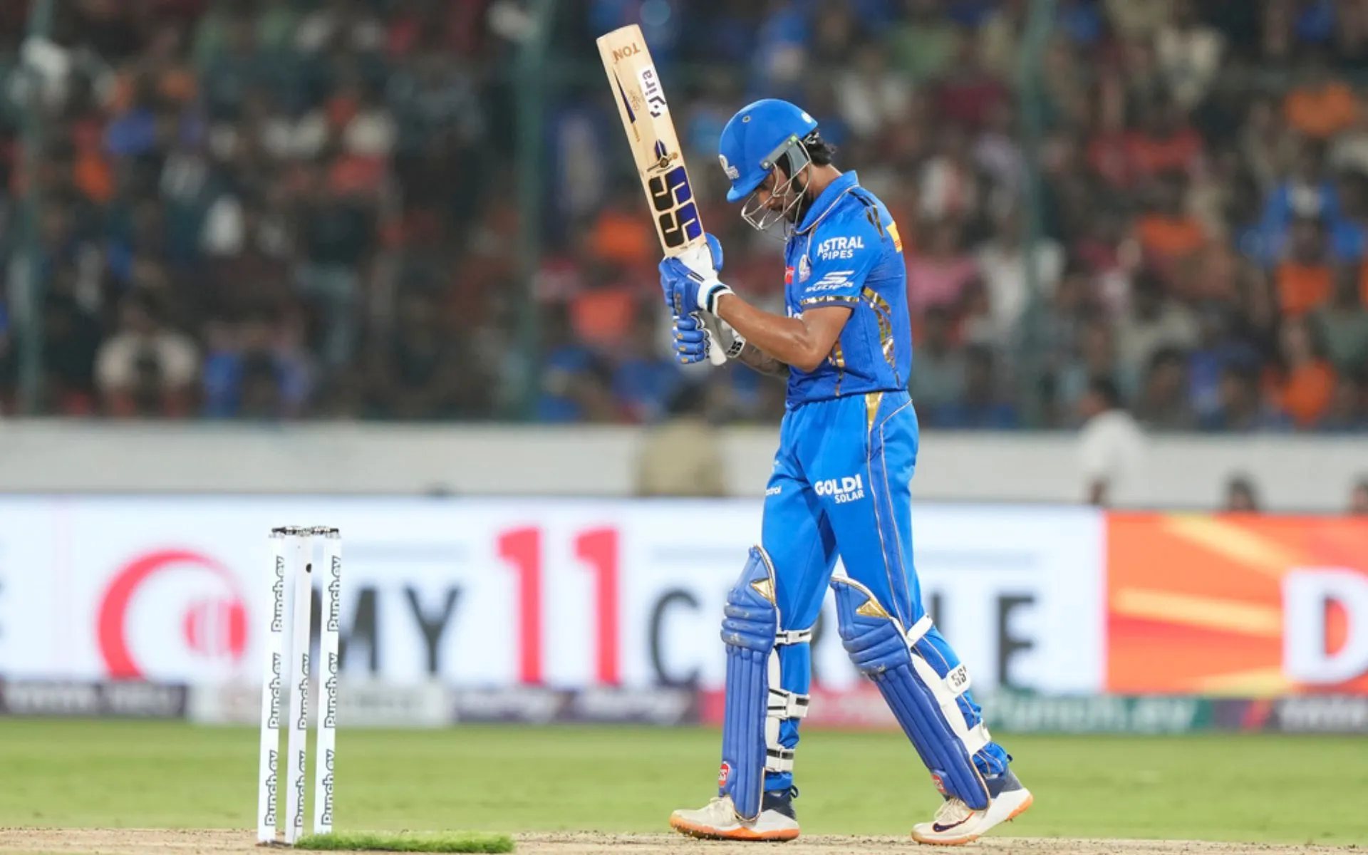 Tilak Varma Pays Tribute to Suryakumar Yadav in IPL 2024 [AP]